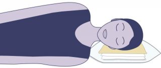 illustration of a lady laying on an eight pillow illustration of a lady laying on an eight pillow